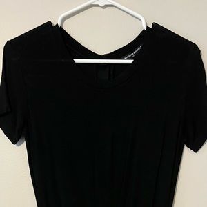 Brandy Melville Black Romper with Buttons in the Back